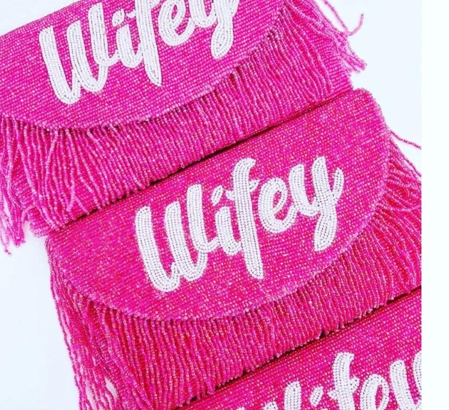 Wifey Fringe Purse