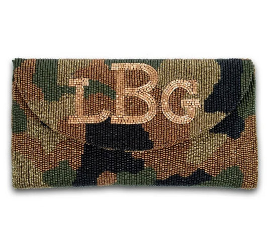 Personalized Camo Clutch